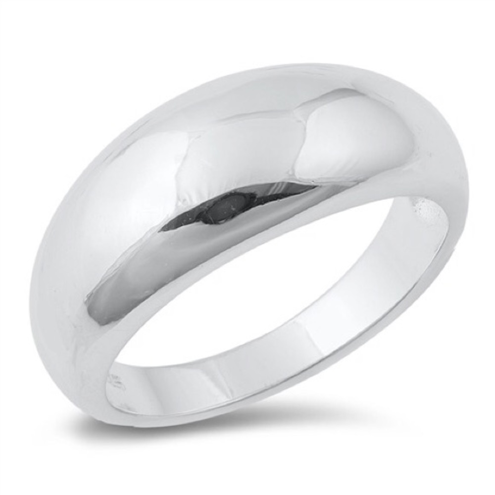 925 Sterling Silver Statement Dome Ring - Picture 2 of 4